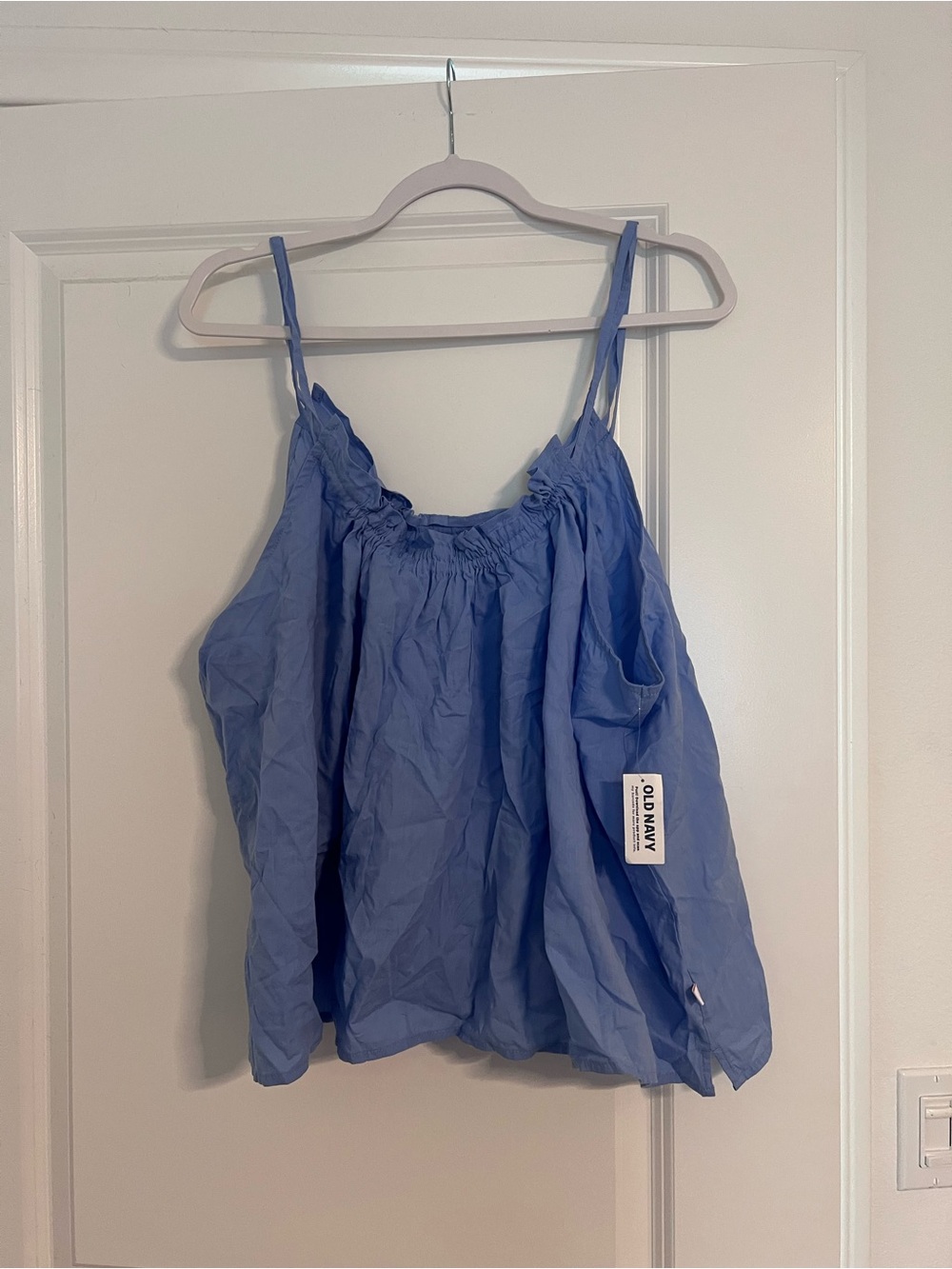 NWT Old Navy O.N.L.Y. Ruffle Cami Top - Periwinkle Blue